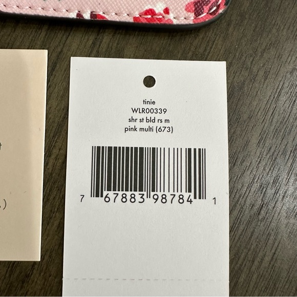 NWT Kate Spade New York Pink Multi Tinie Floral Mini Clutch - Picture 6 of 7